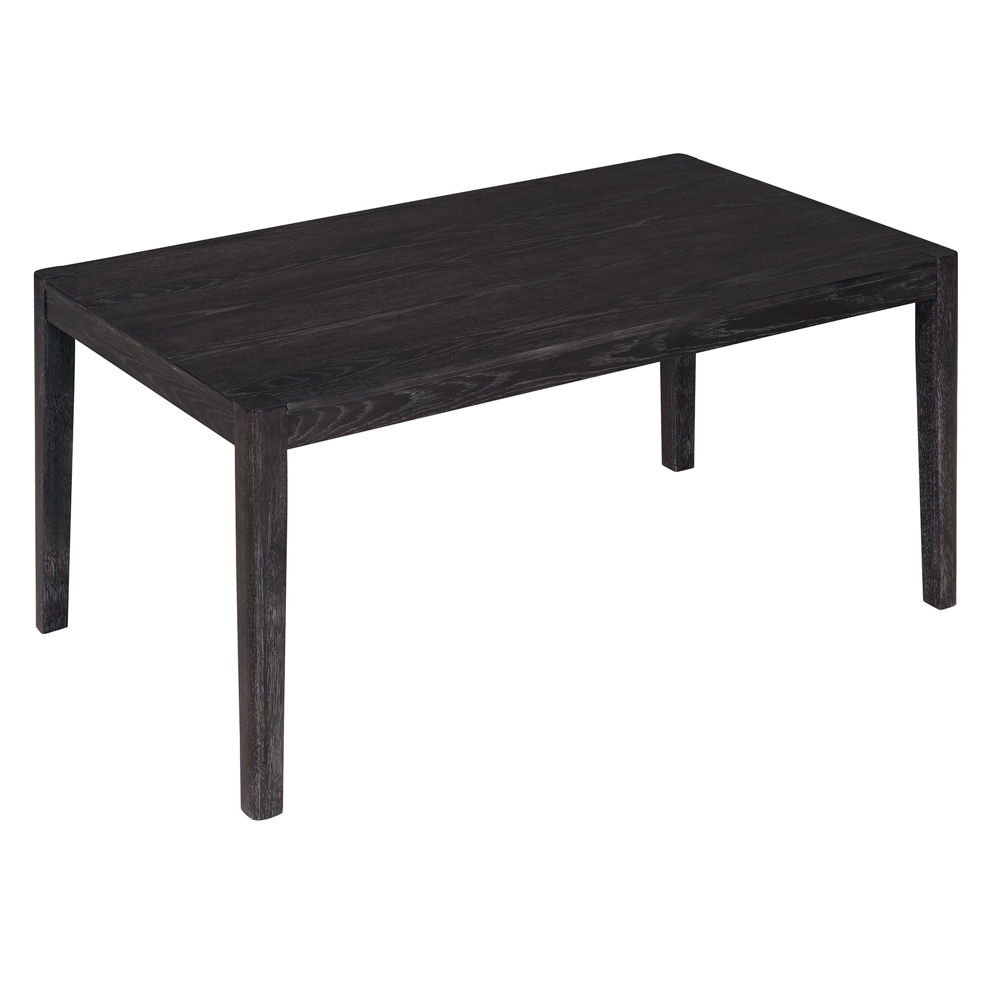 Elora 7 Piece Modern Wood Dining Table Set with Upholstered Chairs