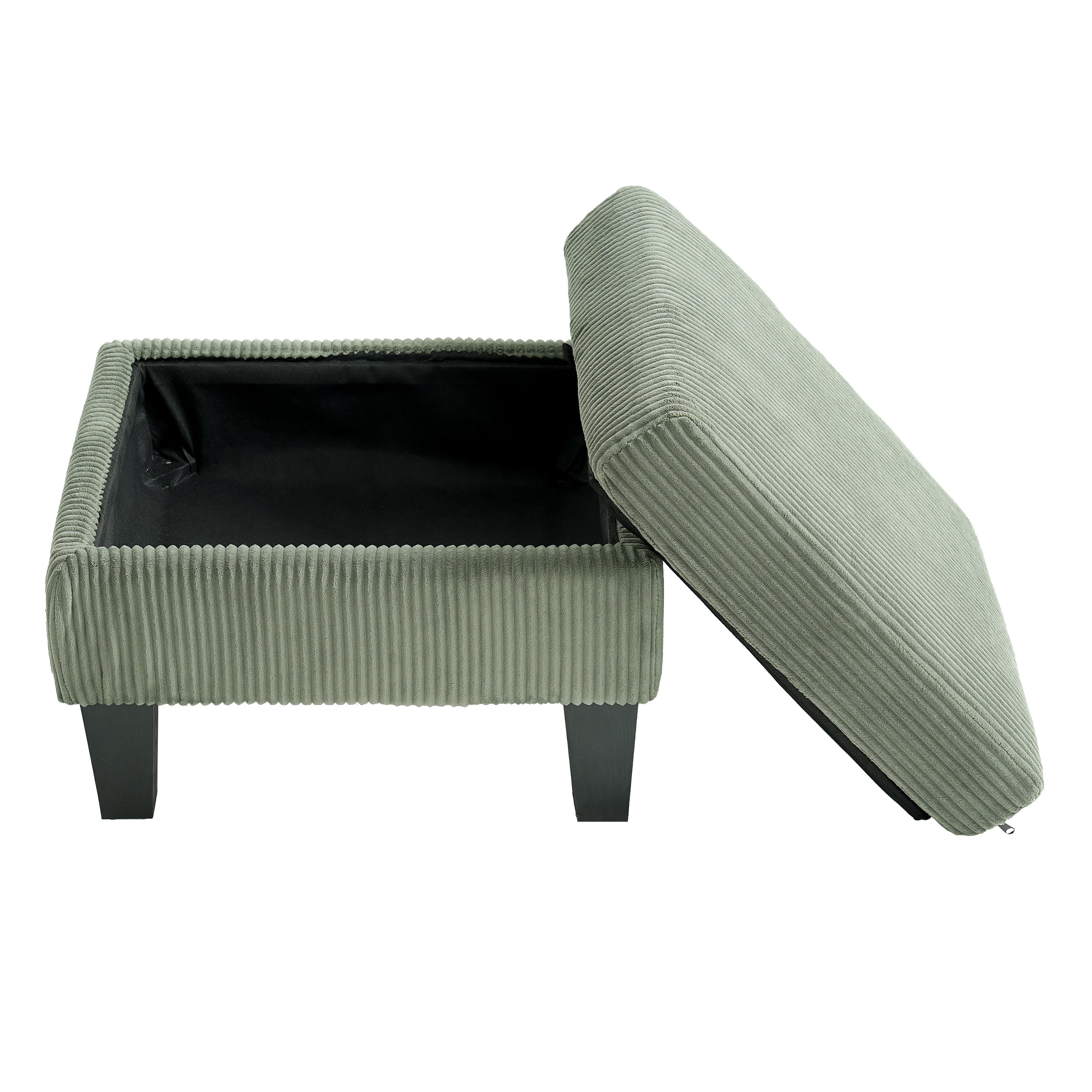 Marina 67" Modern Cashmere L-Shaped Multifunctional Sofa