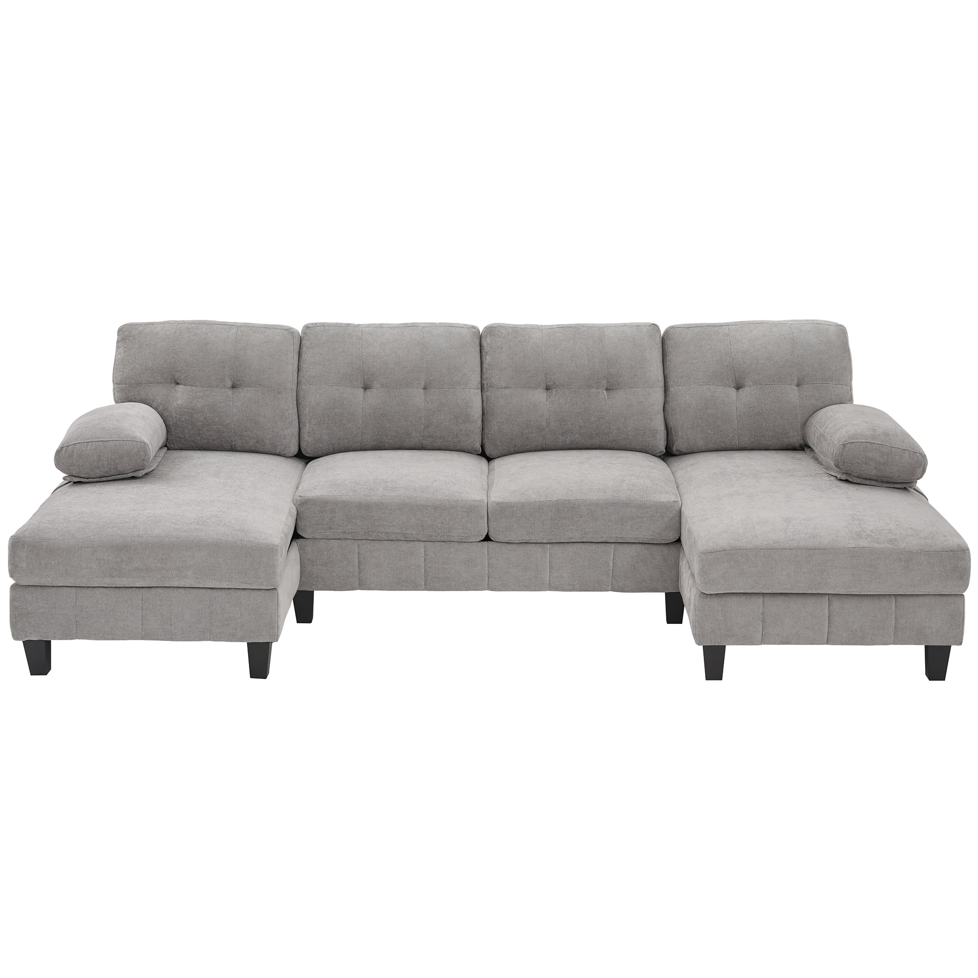 Florence 104" U-Shaped Sectional Sofa with Dual Storage Chaise