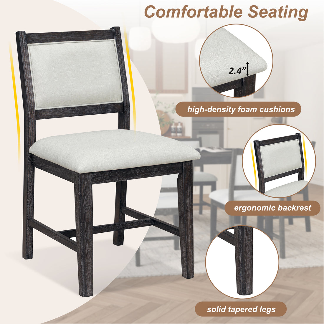 Comfortable Upholstered Seating