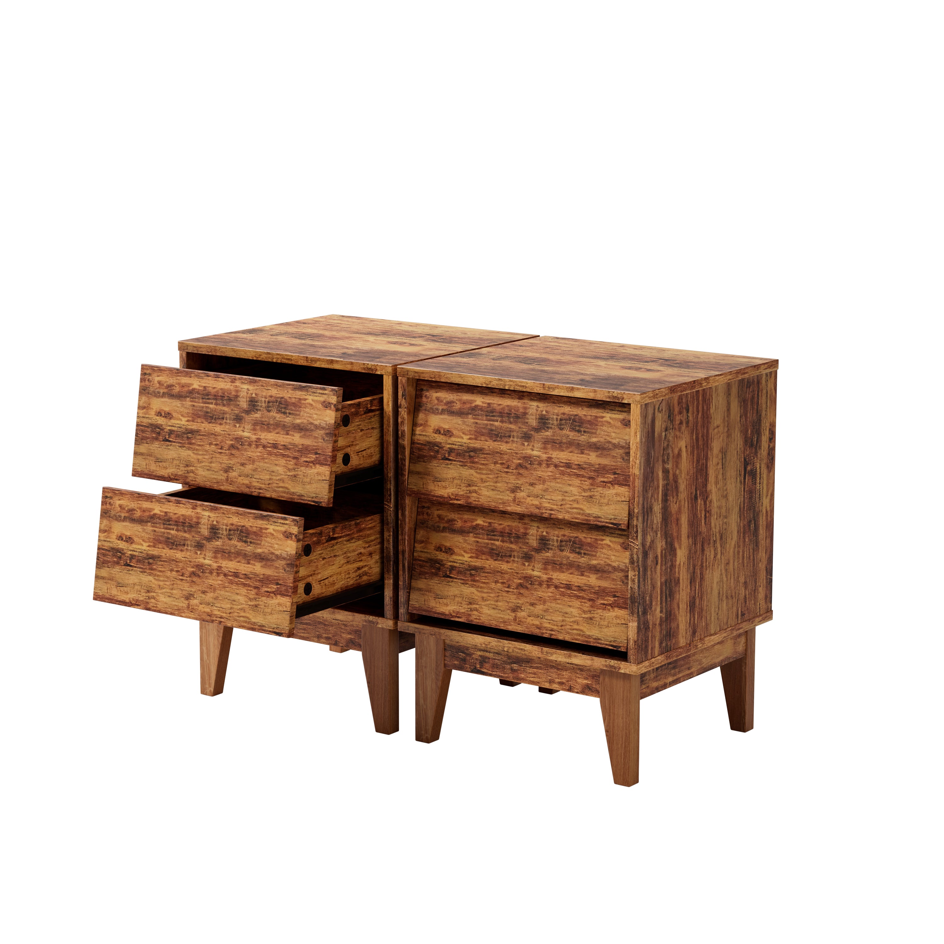 Harlan 2-Drawer Nightstand Set of 2