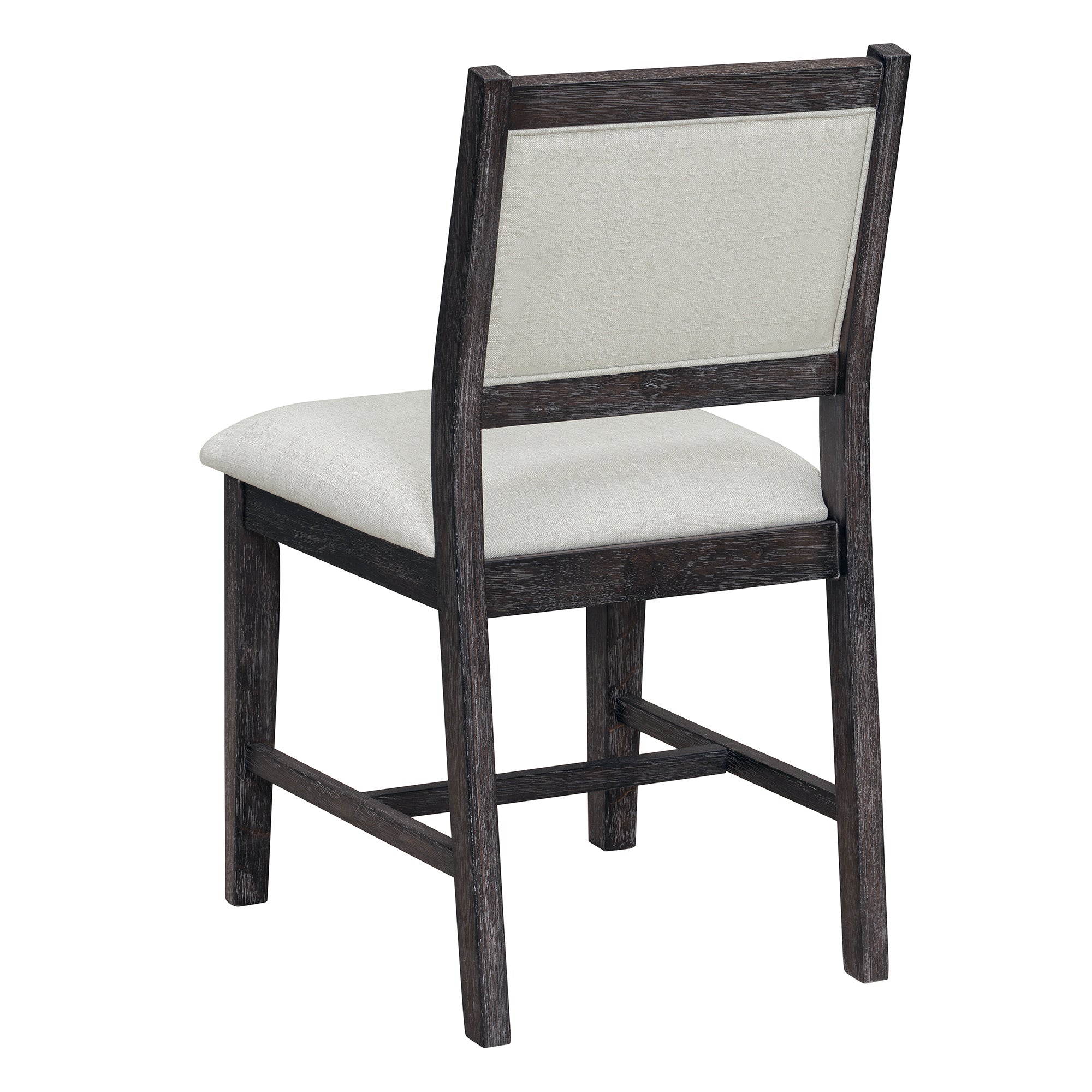 Elora 7 Piece Modern Wood Dining Table Set with Upholstered Chairs
