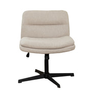 Alintoner Stylish Adjustable Office Chair, Beige, Comfortable Seat for Home & Office-HOMY CASA