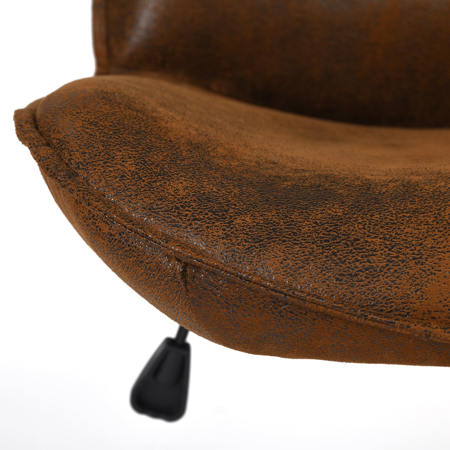 Charlotte Adjustable Accent Chair in Beige & Suede Brown