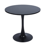 clift dining table-round shape-pedestal base modern style