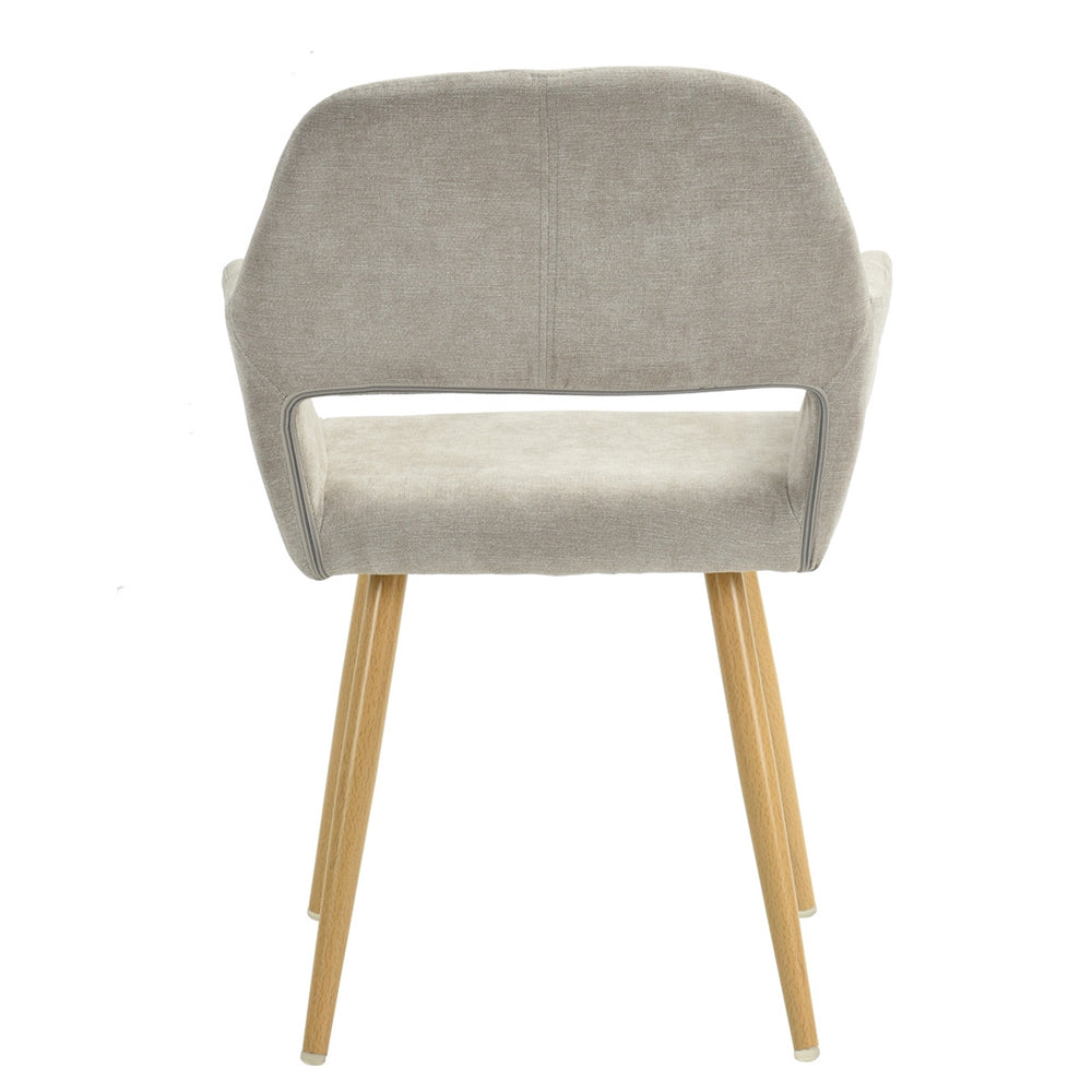 Cromwell Scandinavian Fabric Dining Chairs (Set of 2)
