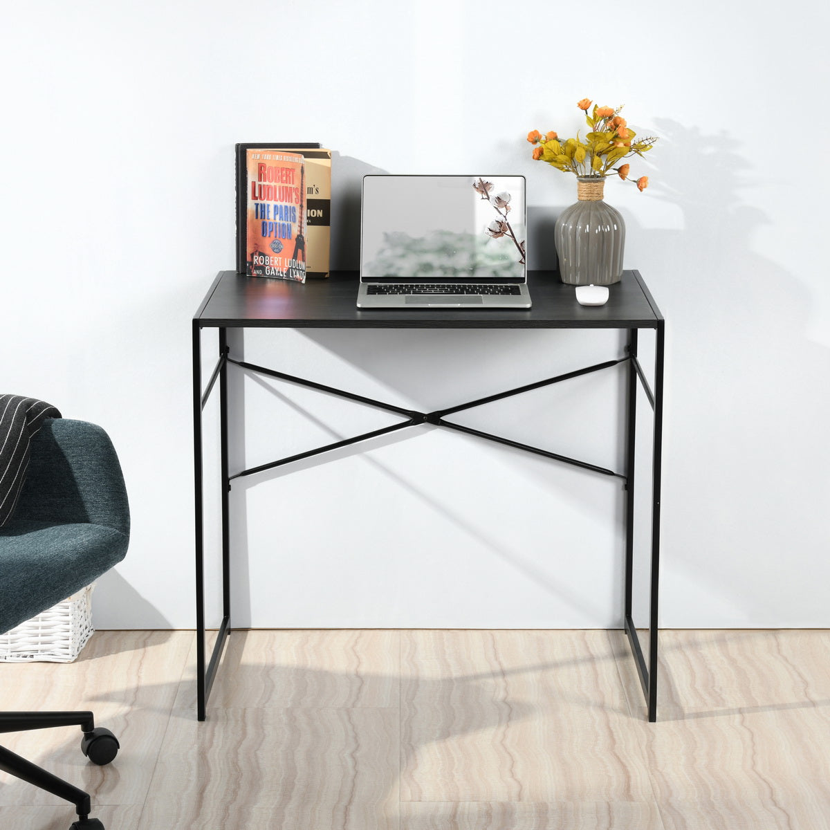 Dolph Wooden top computer Desk