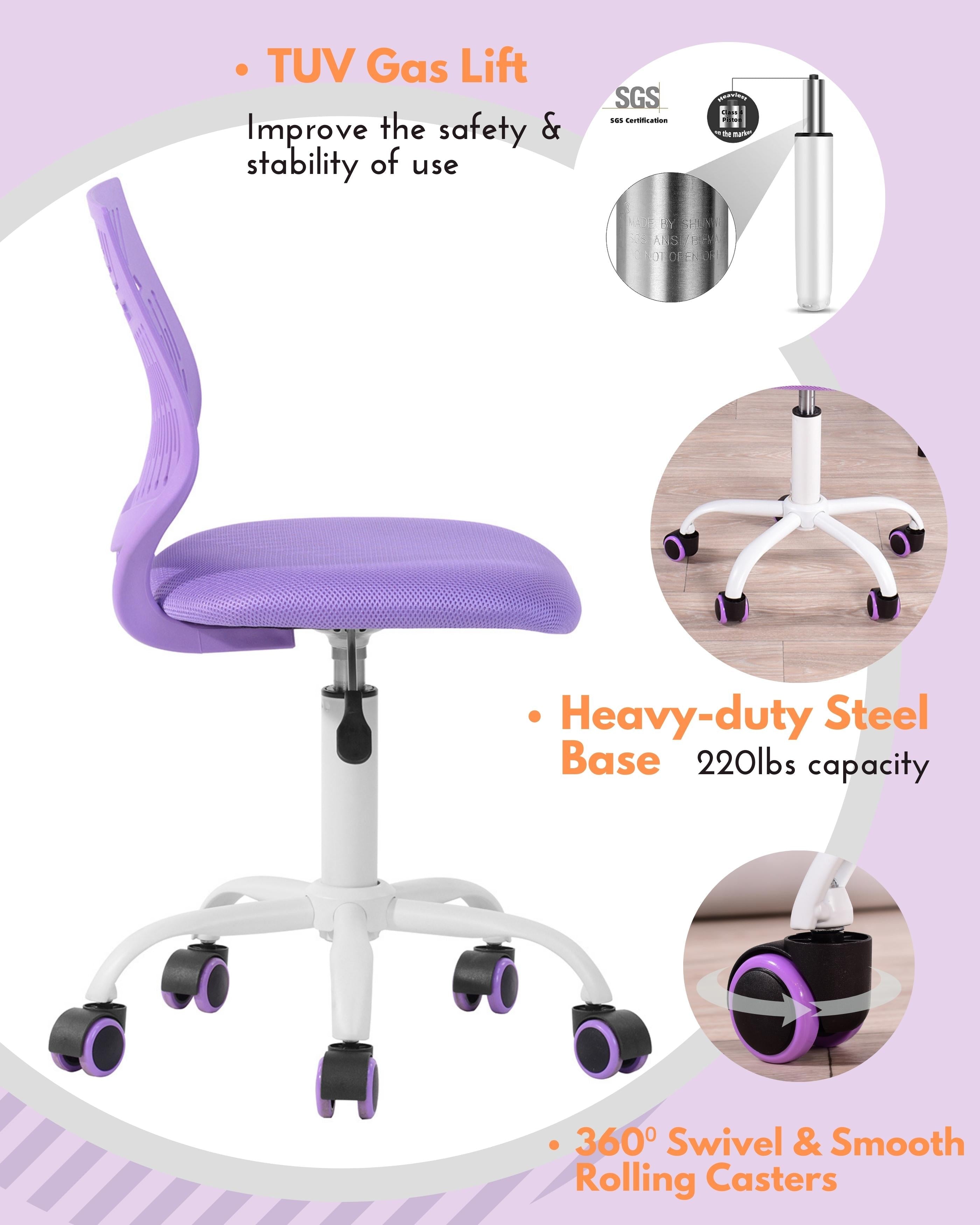 Favorsa Ergonomic Study Chair, Adjustable, Skeleton Backrest