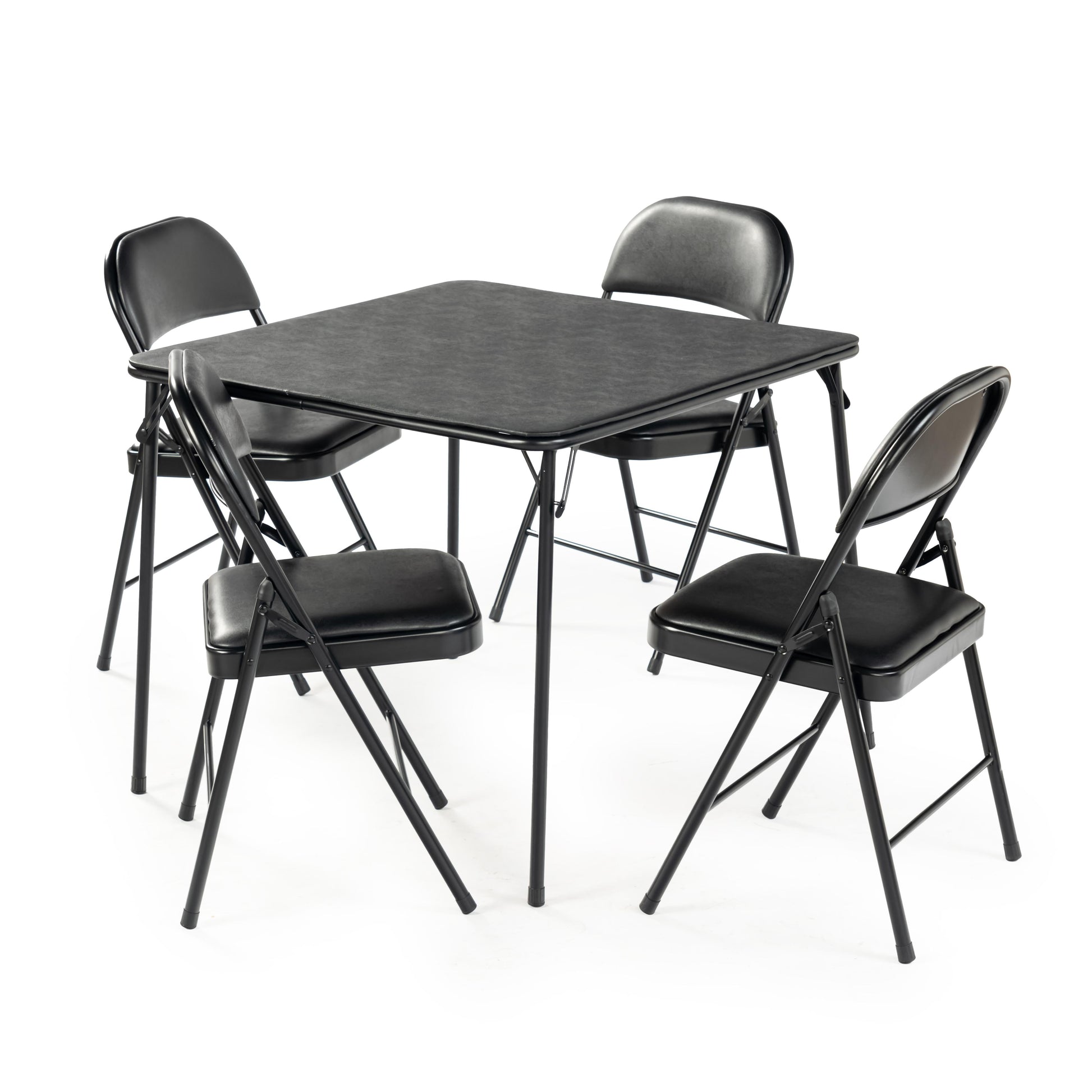 Fren Folding Black Table for Dining and Work-HOMY CASA