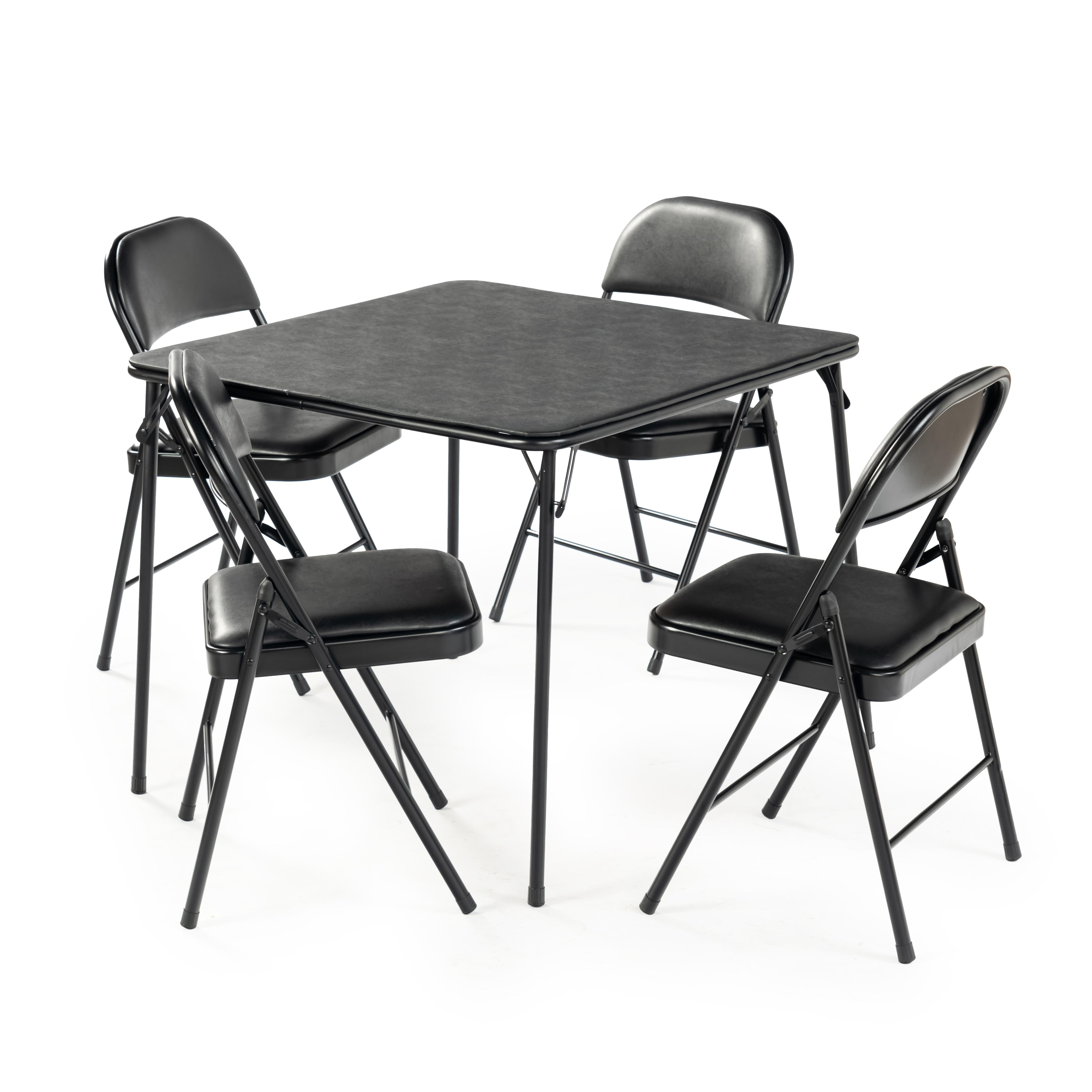 Fren Folding Black Table for Dining and Work-HOMY CASA
