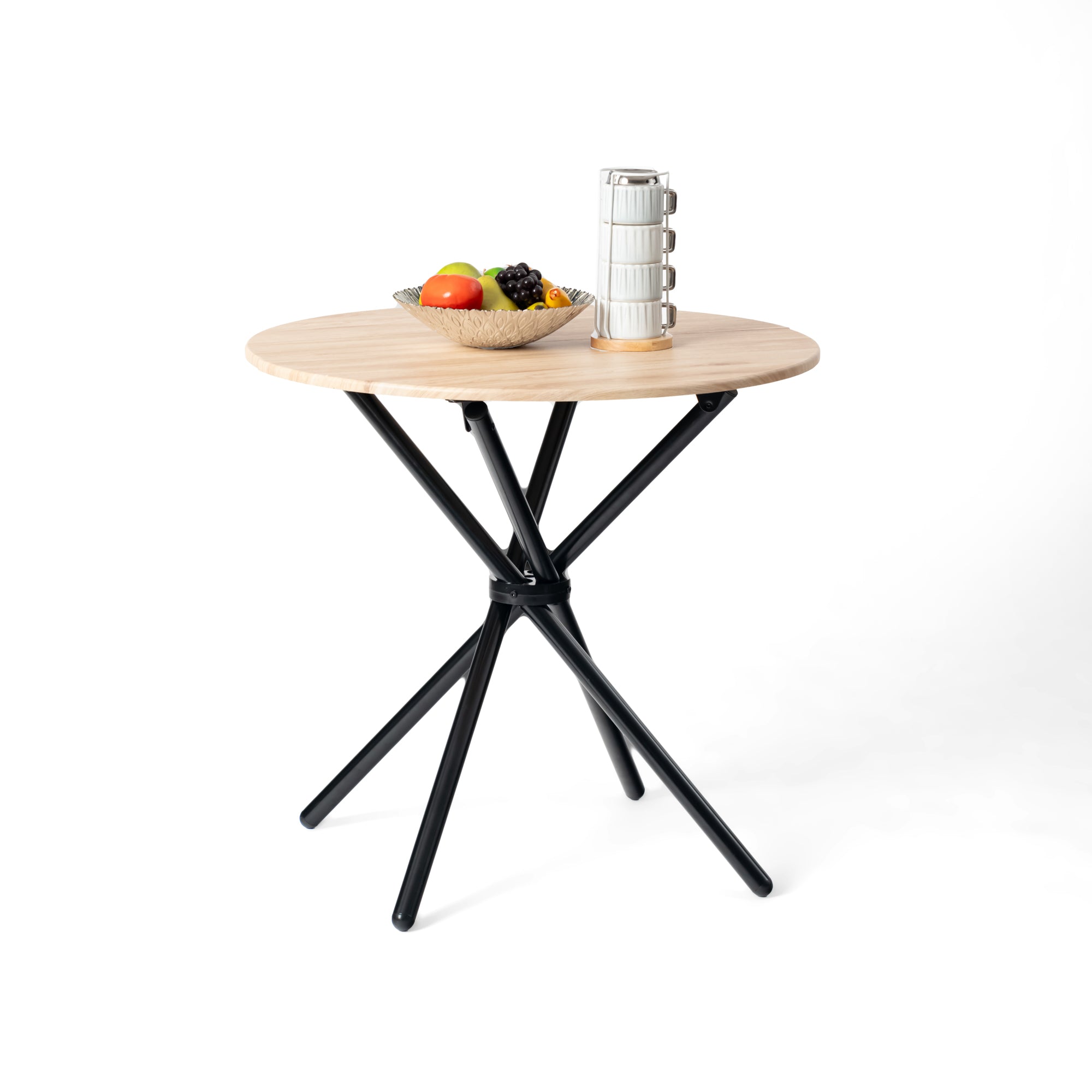 Fontana Modern 31.5" Wooden Round Dining Table