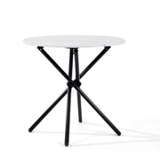 Fontana Modern 31.5" Wooden Round Dining Table