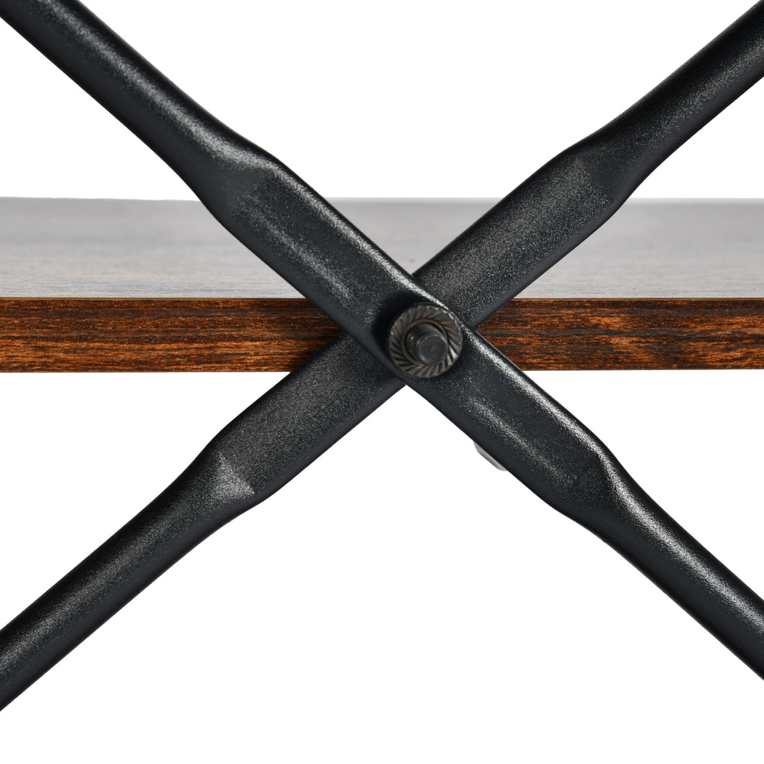 Sturdy Cross-Braced Steel Frame