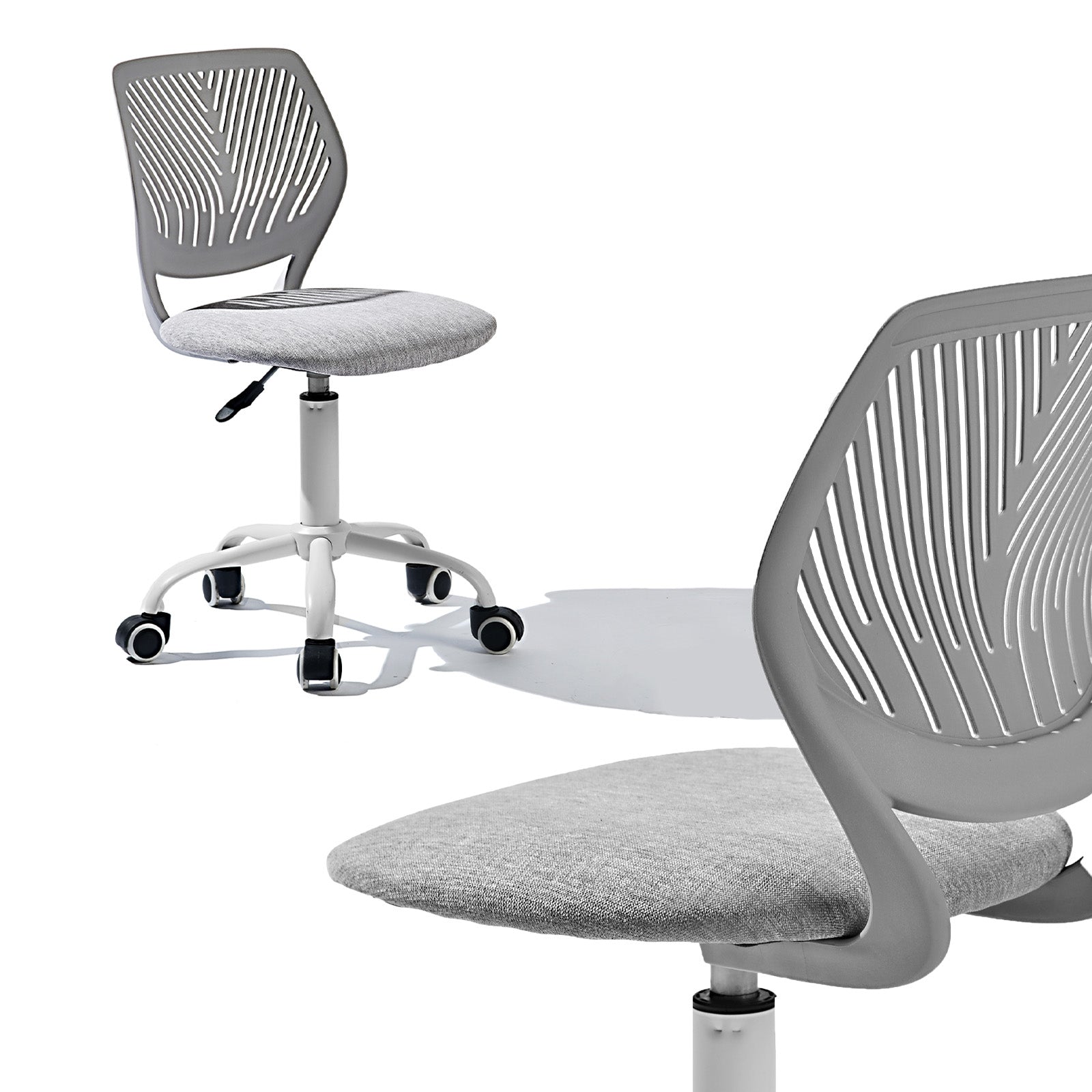 Carnation Fabric Study Chair - Morandi Colors, Ergonomic Design