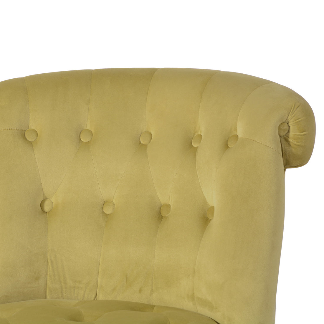 Button-Tufted Velvet Upholstery