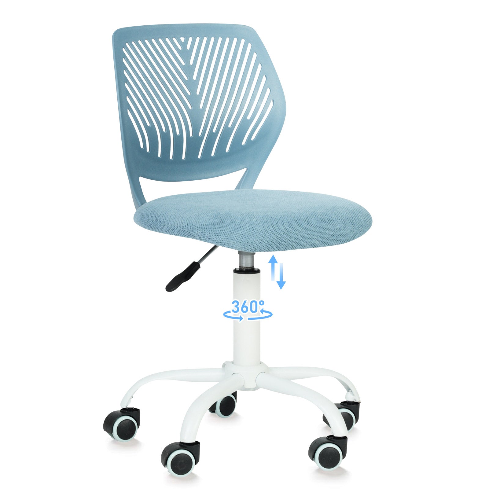 Carnation Fabric Study Chair - Morandi Colors, Ergonomic Design