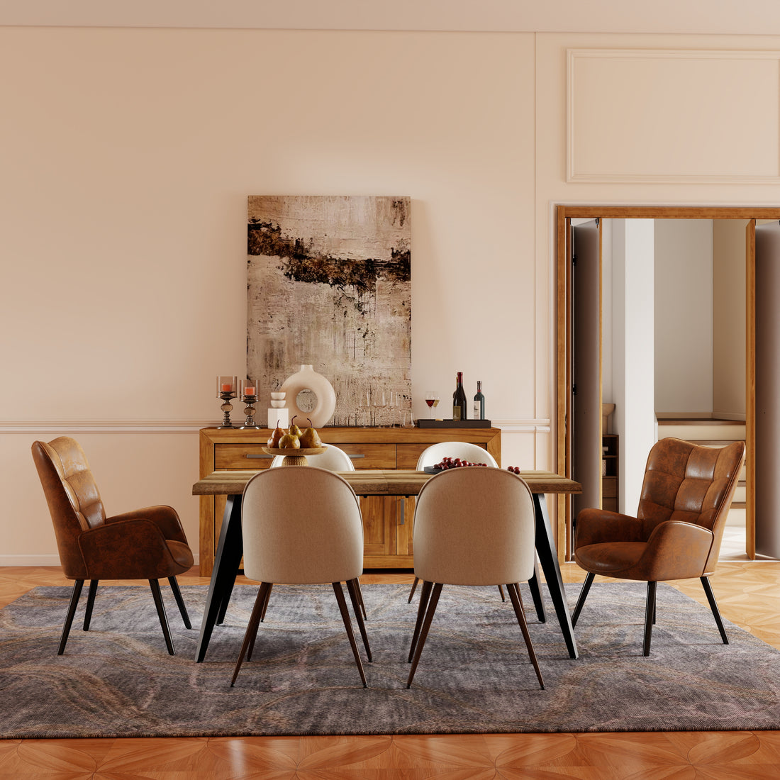 Mix of Textures and Materials