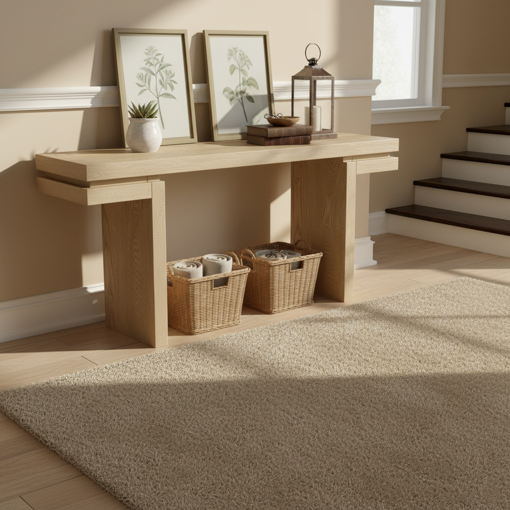Portico 66" Wooden Console Table