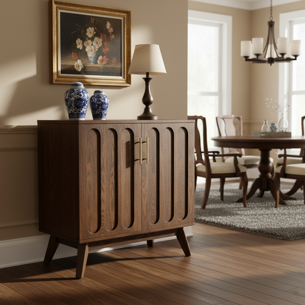Cordoba Mid Century Sideboard Storage Cabinet