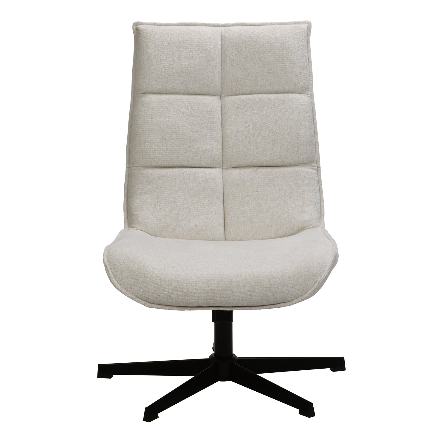 Lucks Swivel Lounge Chair with Fabric Upholstery, For Home or Office