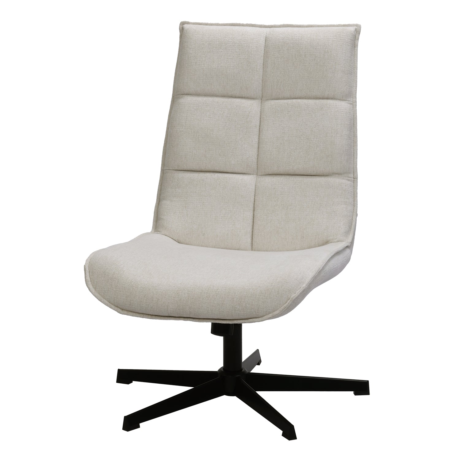 Lucks Swivel Lounge Chair with Fabric Upholstery, For Home or Office