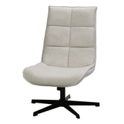 Lucks Swivel Lounge Chair with Fabric Upholstery, For Home or Office