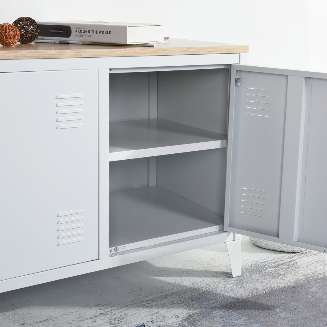 Two-Tier Interior Storage