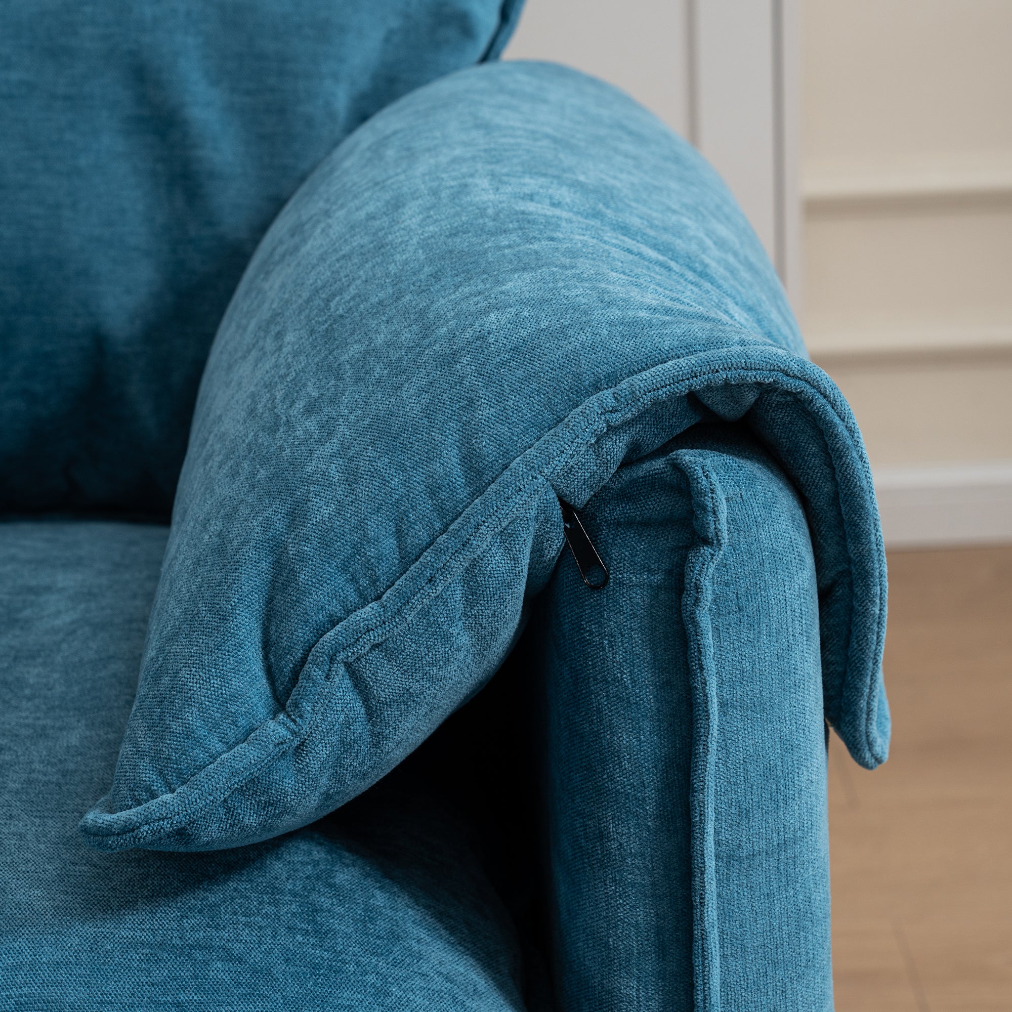 Belmont 2 Seaters Modern Fabric U Shaped Convertible Sofa With Storage