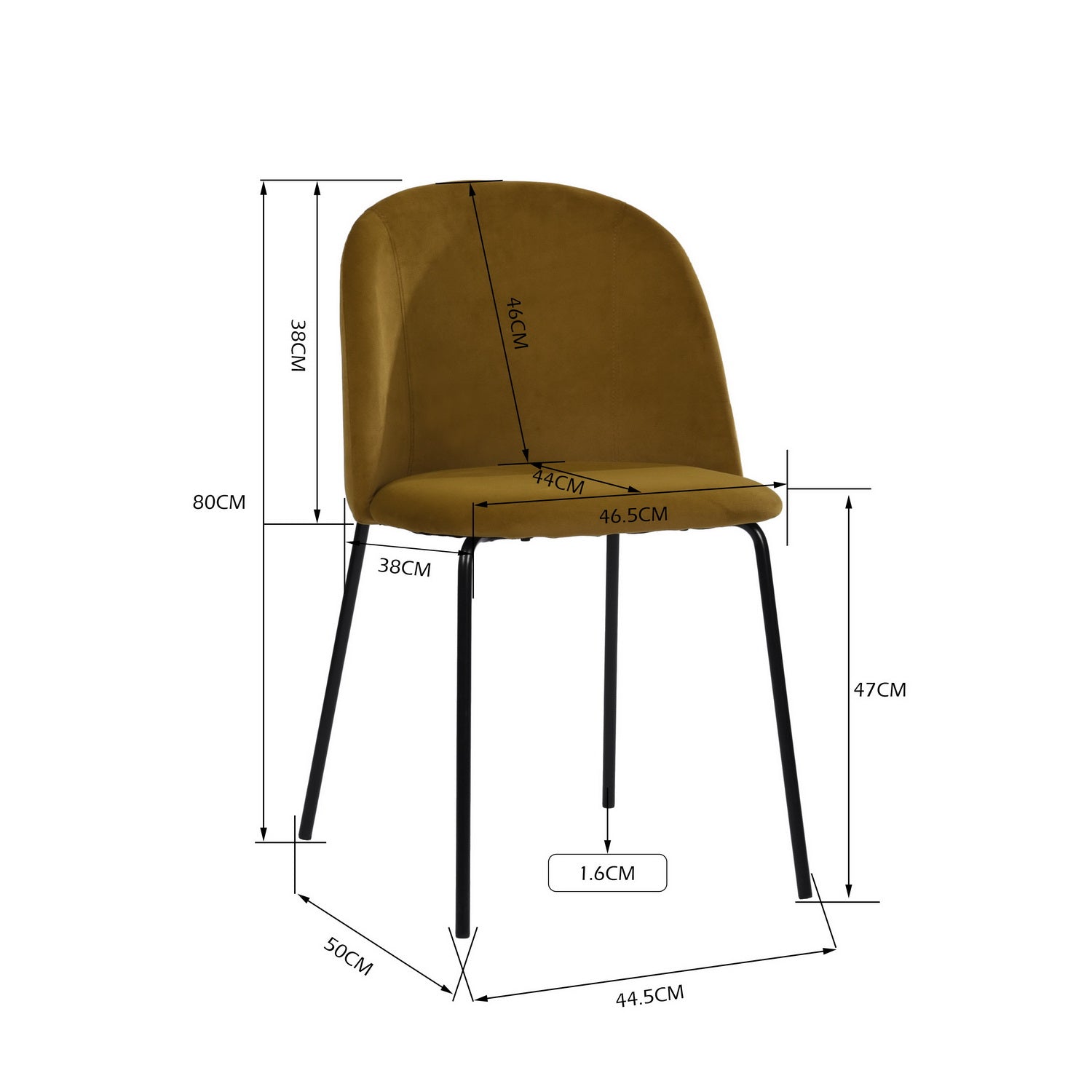 PUZZLE Modern Fabric Dining Chairs(Set of 2)- HomyCasa - HomyCasa