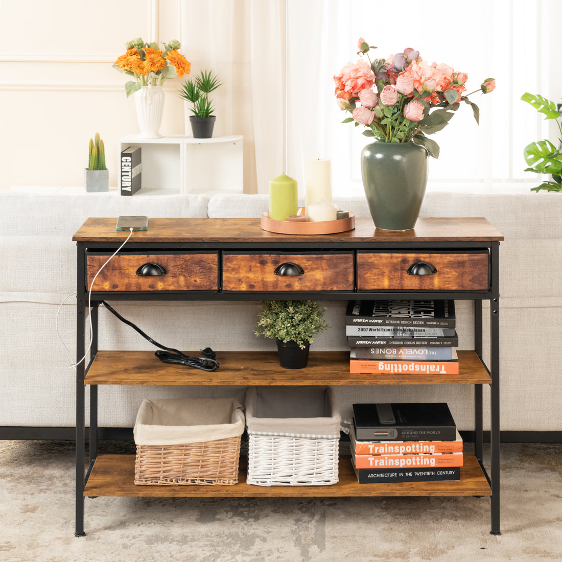 Open Storage Shelves