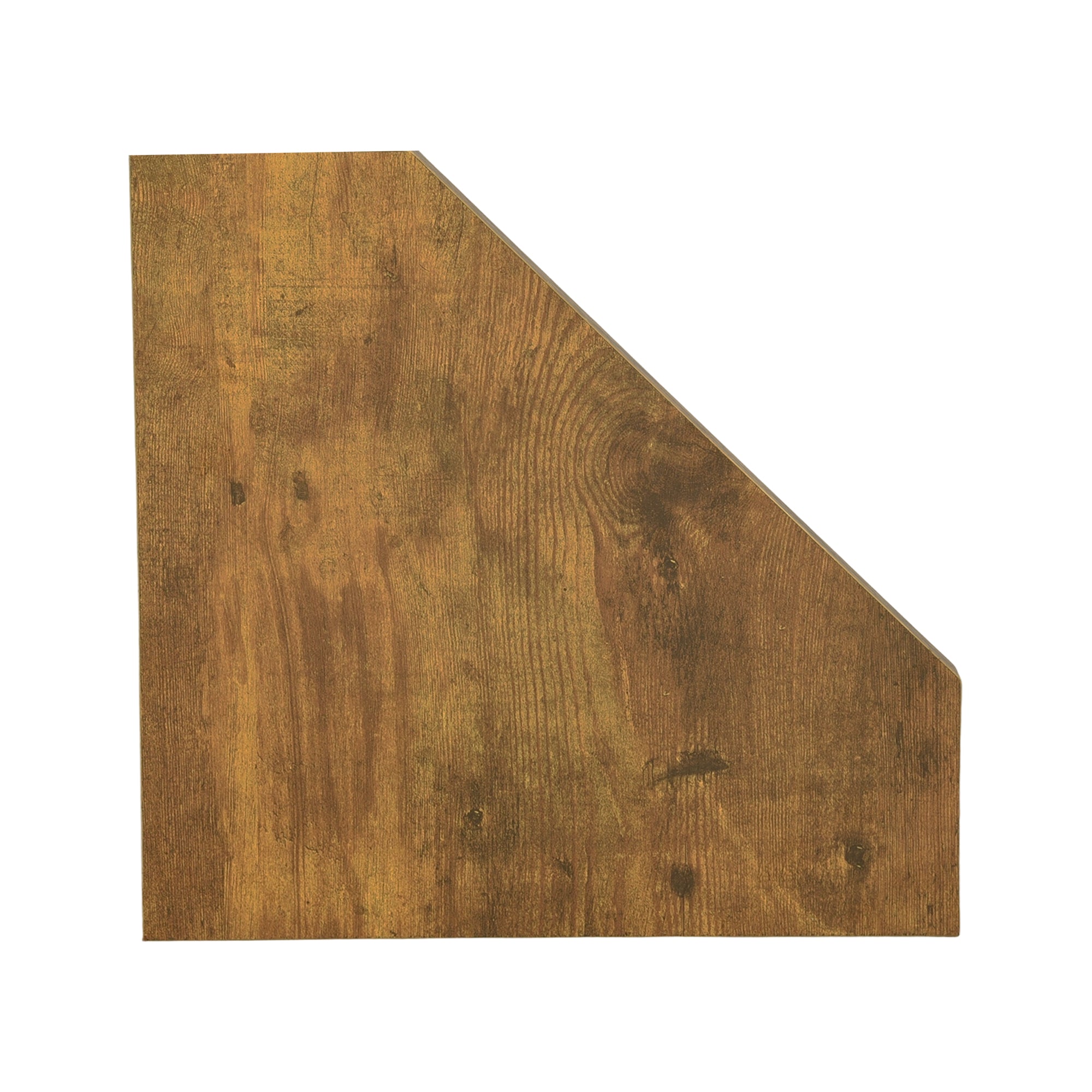 SCOUNT Corner Floating Shelves Set of 4 Rustic Brown Wall Shelves with Black Metal Brackets for Bathroom Bedroom Kitchen