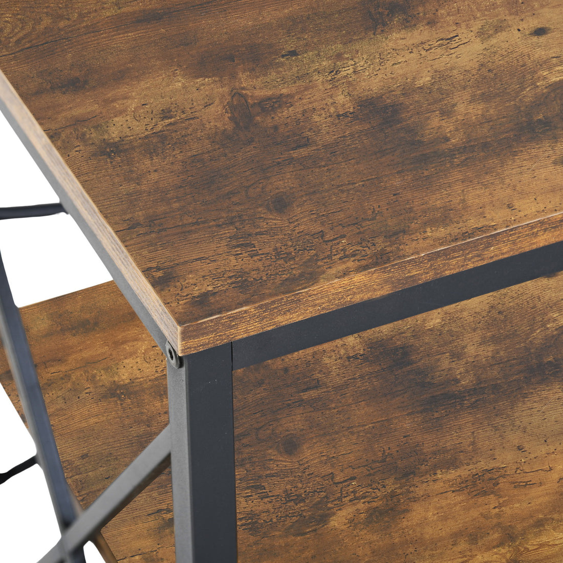 Rustic Burnt-Wood Texture
