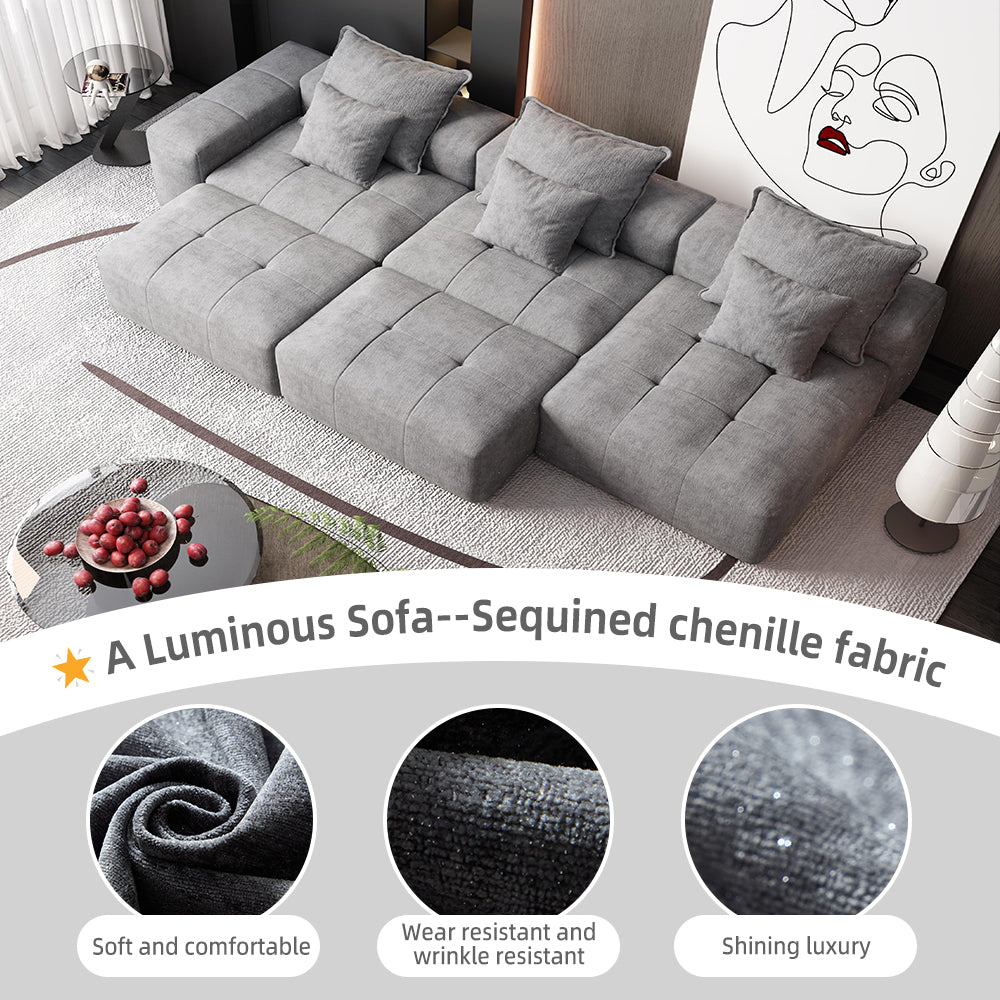 Sparkling Chenille Fabric