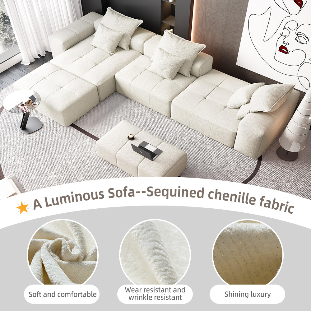 Sparkling Chenille Fabric