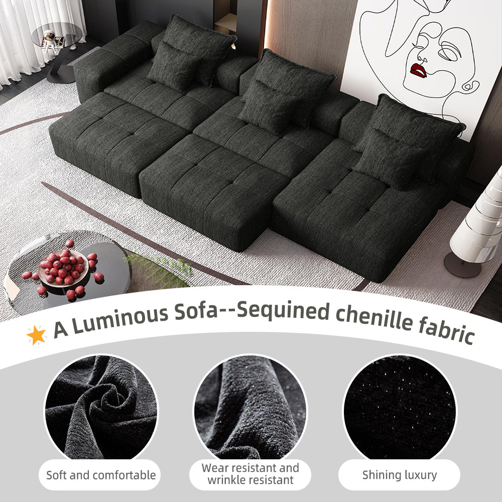 Sparkling Chenille Fabric