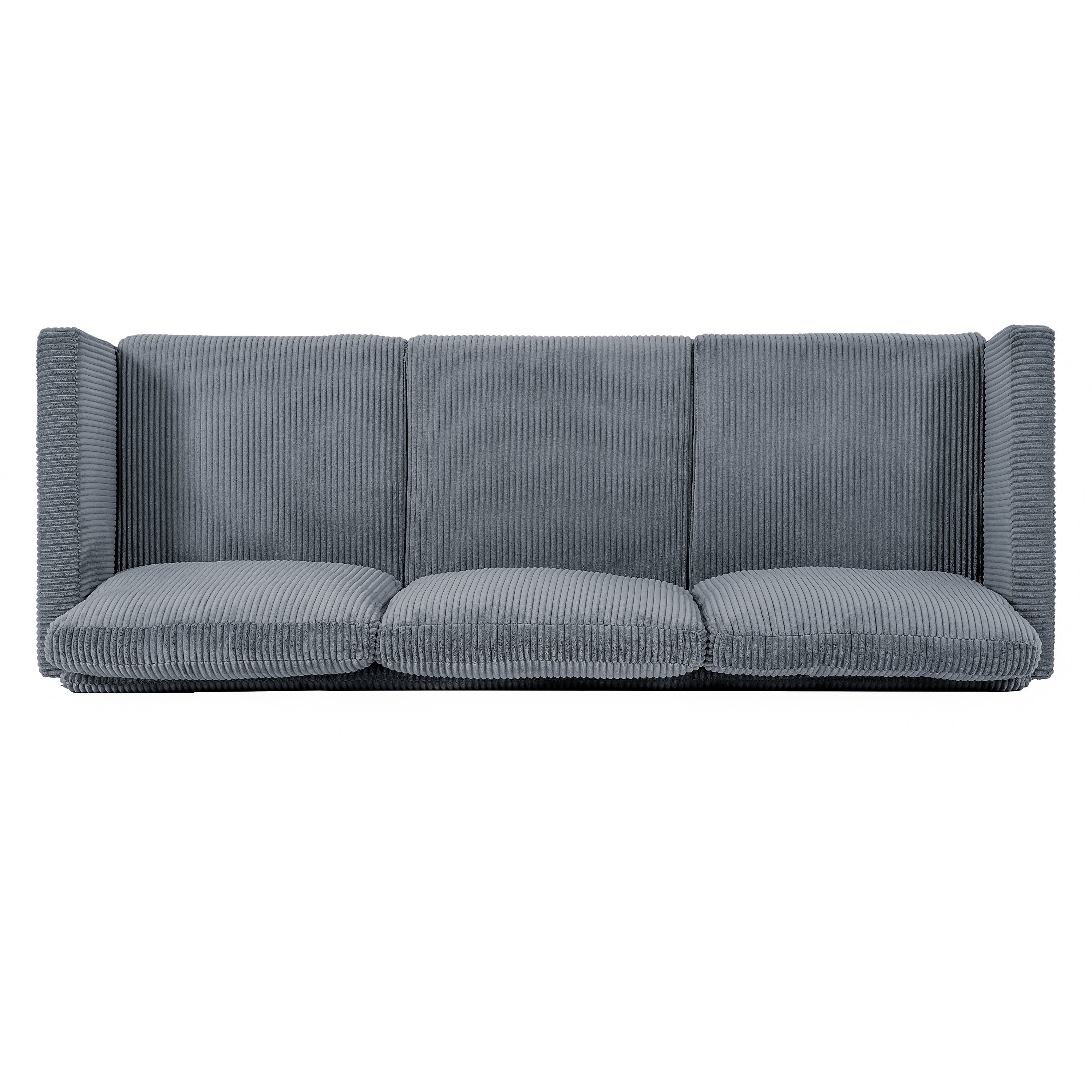 Marina 67" Modern Cashmere L-Shaped Multifunctional Sofa