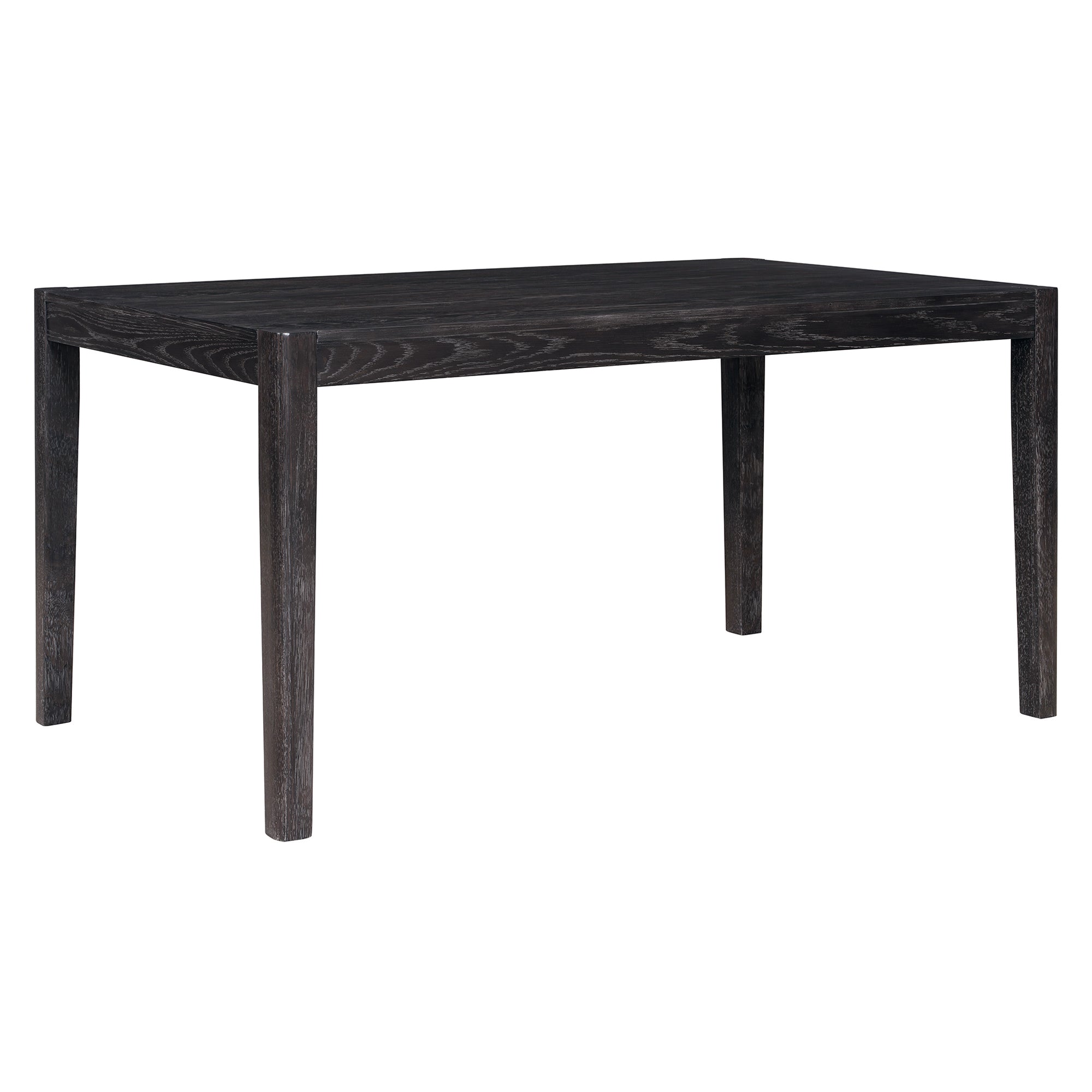 Elora 7 Piece Modern Wood Dining Table Set with Upholstered Chairs