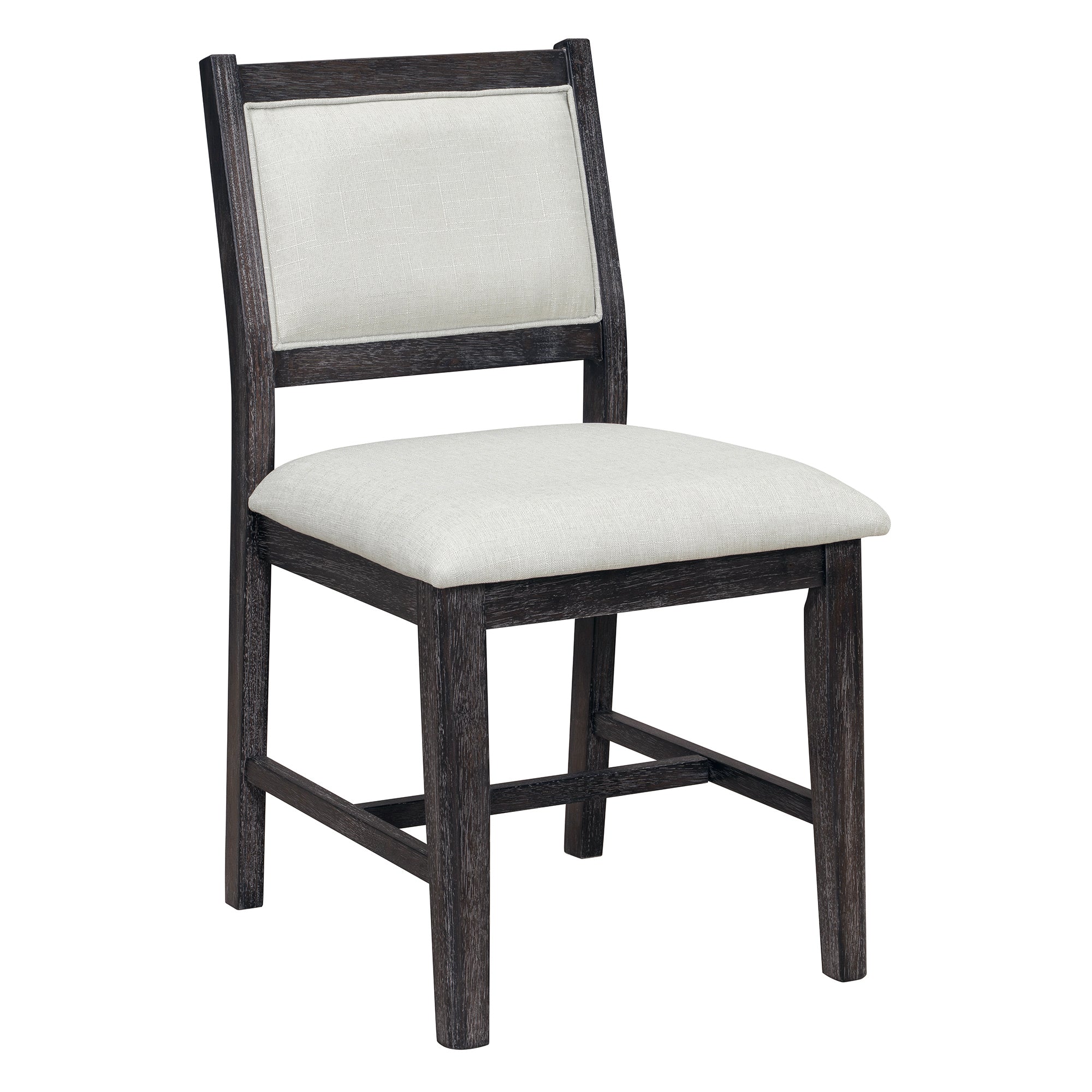 Elora 7 Piece Modern Wood Dining Table Set with Upholstered Chairs