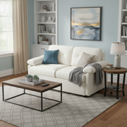 Camden 72" Modern Chenille Loveseat Sleeper Sofa Bed with Storage