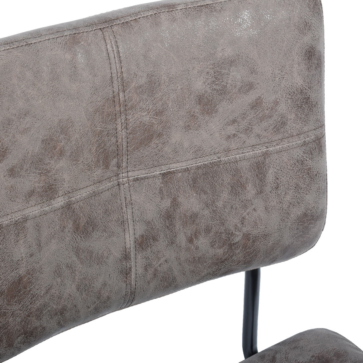 Independence Mid-Century Modern Faux Leather Barstools(Set of 2)-HOMY CASA