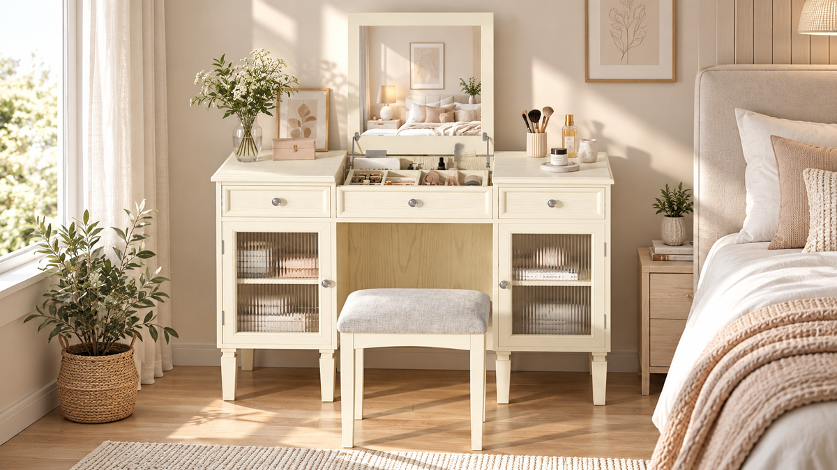 Best Makeup Vanities 2026: Mirrors, Lights & Small-Space Picks