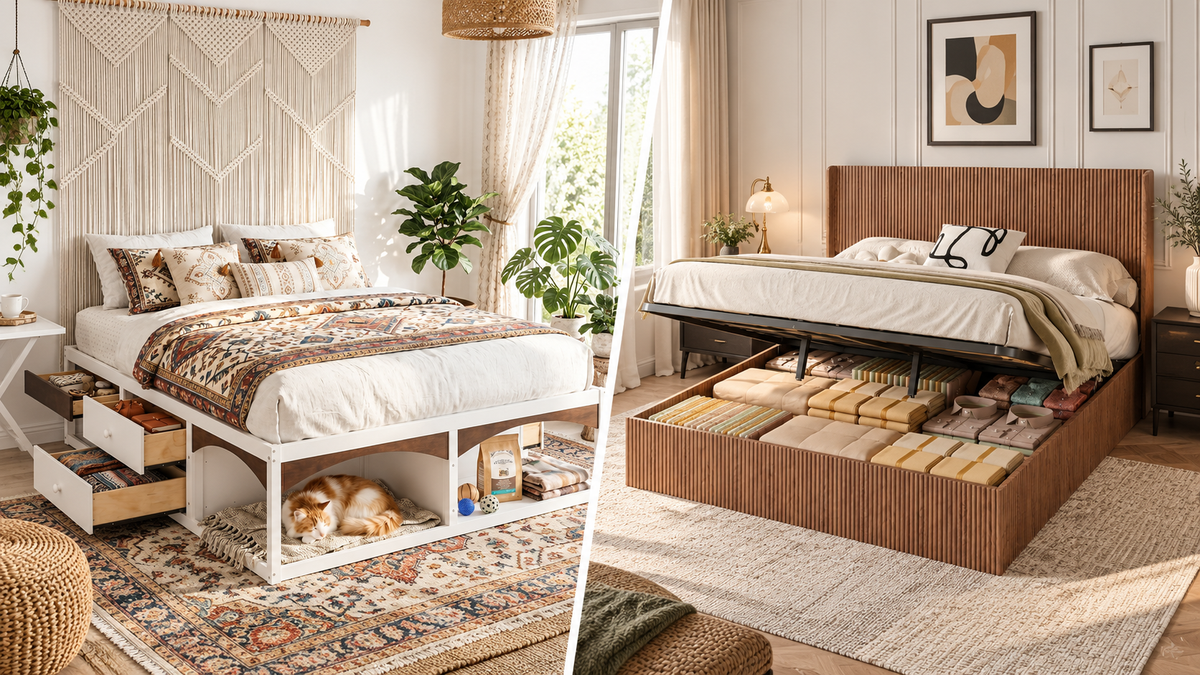 Best Storage Beds 2026: Drawer Beds, Lift-Up Beds & Small-Space Picks
