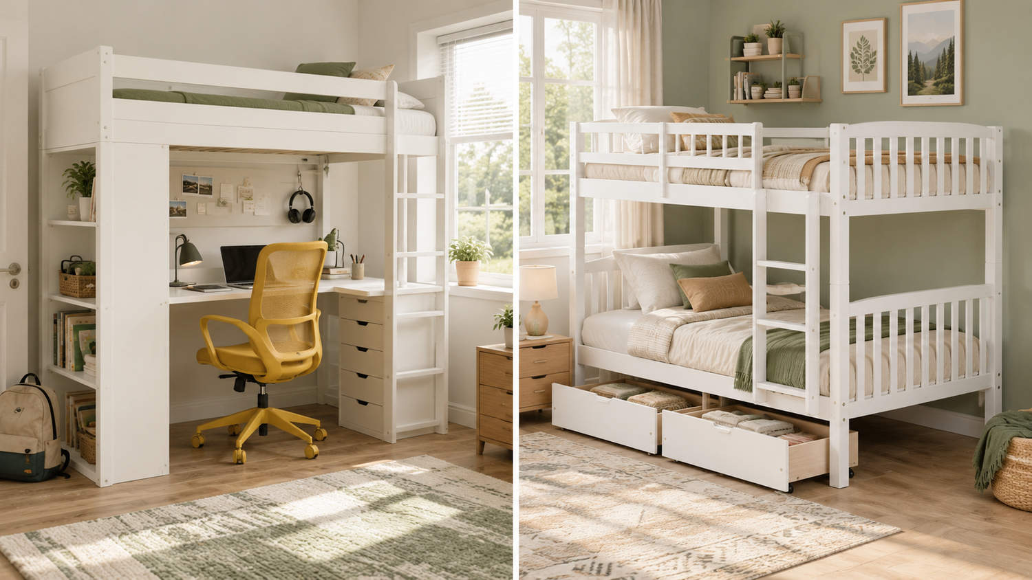 Best Loft Beds & Bunk Beds 2026: Space-Saving Solutions for Teen Bedrooms & Dorms
