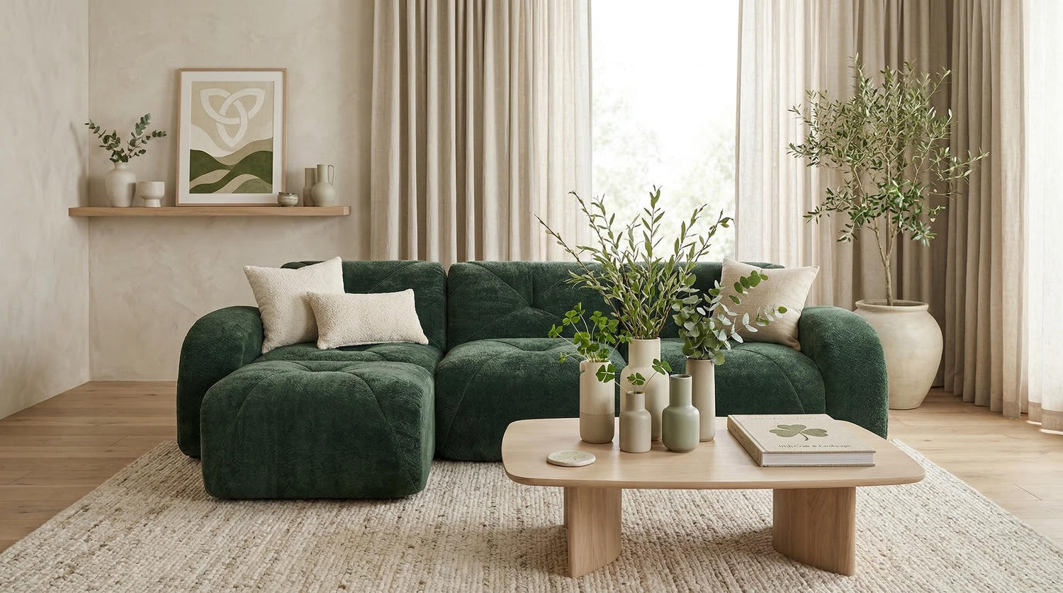 Fresh Green Living Room Ideas for this St. Patrick’s Day