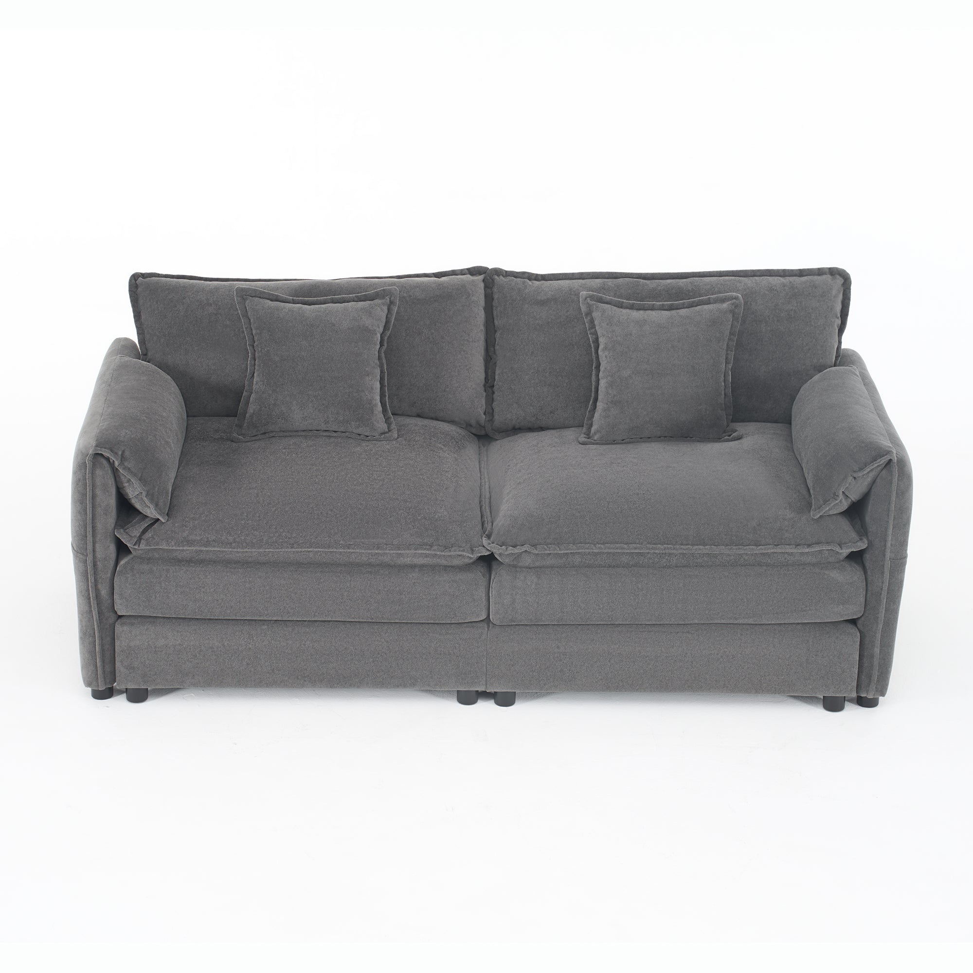 Chicago 76" Chenille Oversized 2-Seater Loveseat Sofa