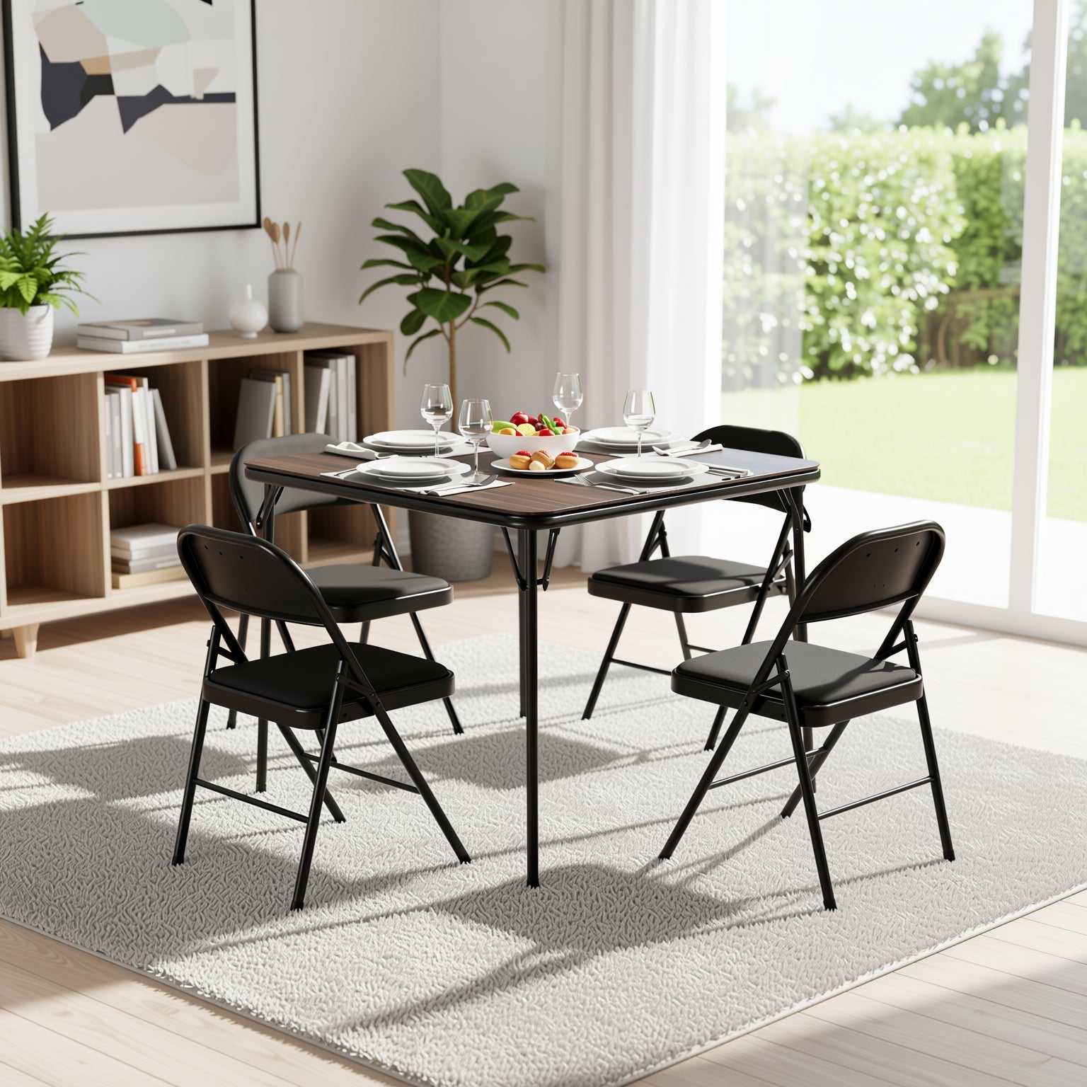 Fern Square 33.9" Folding Dining Table