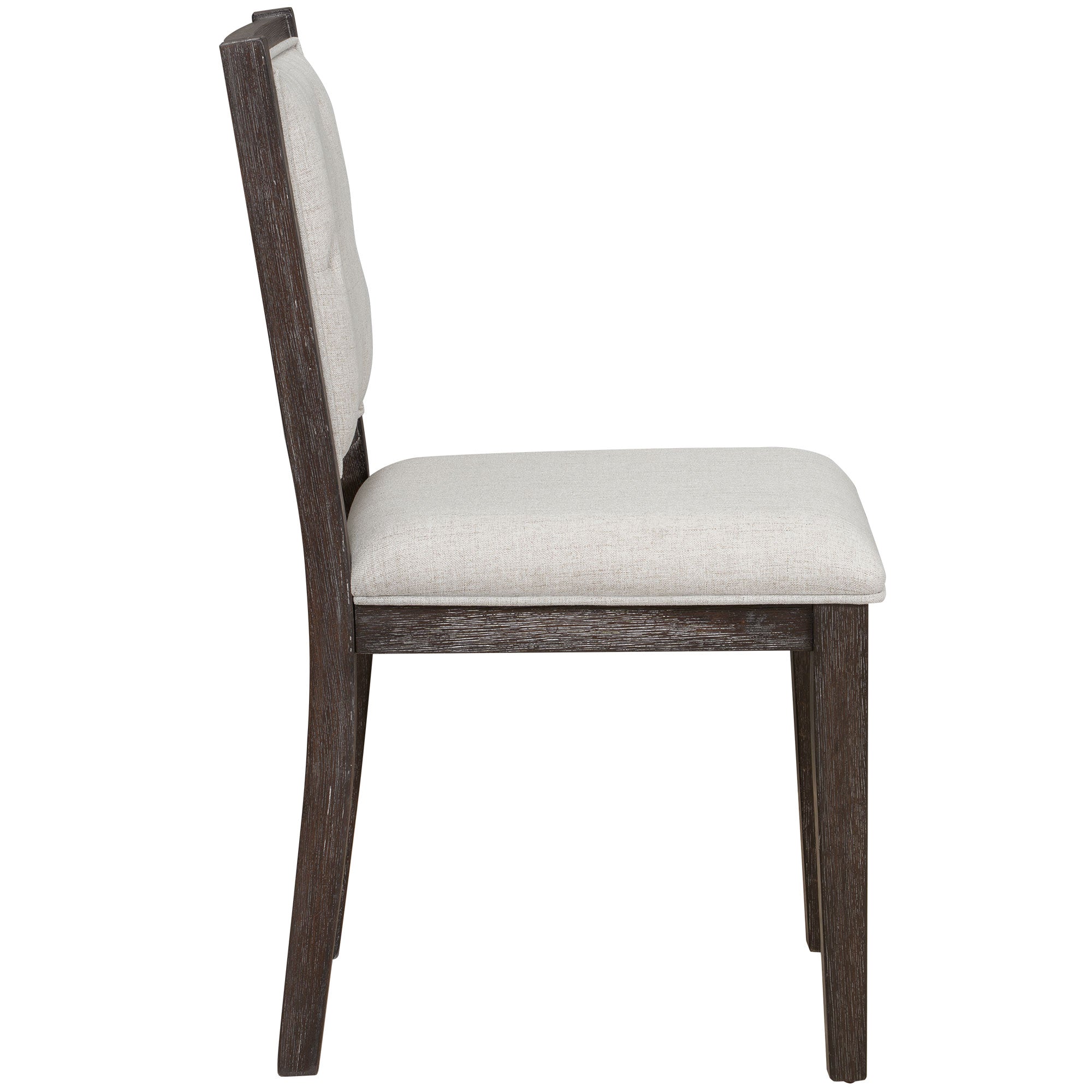 Mavis 47" Retro Espresso 5 Piece Extendable Dining Table Set