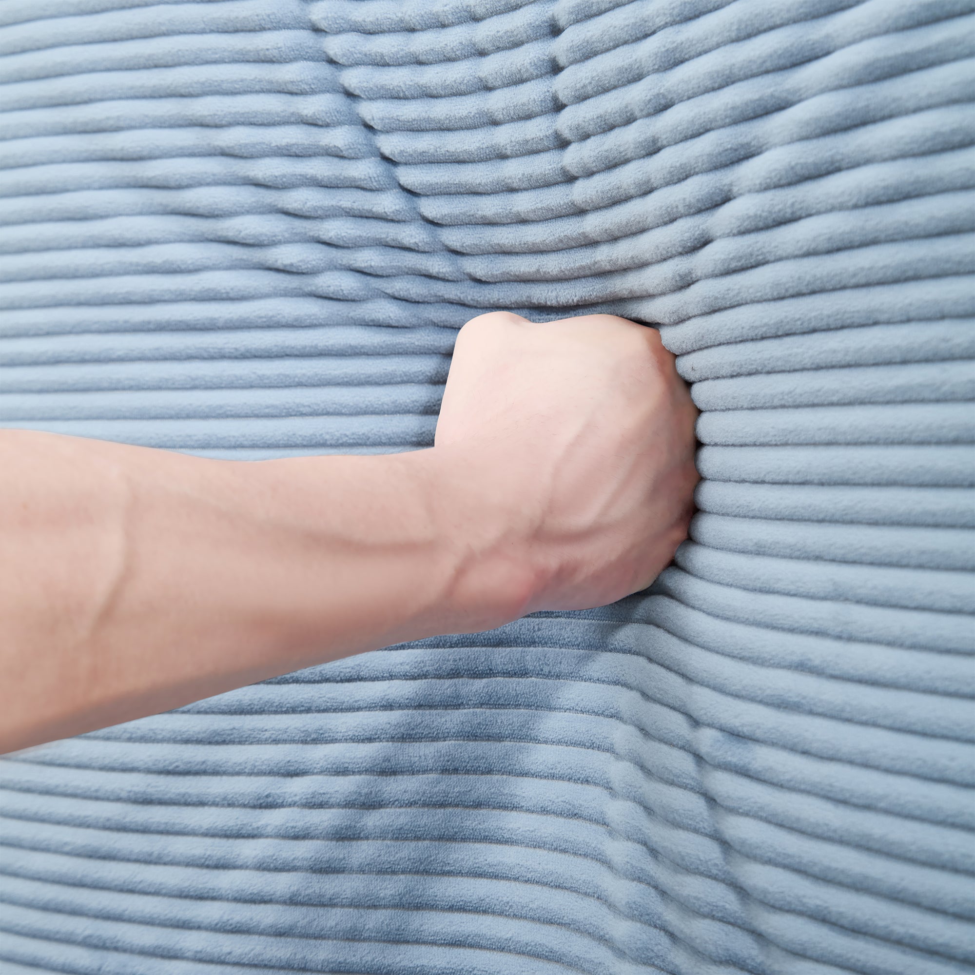 Albany 168" Modular Corduroy Cloud U-Shaped Sectional Sofa with Ottomans