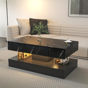 Zeon 16" Modern LED Coffee Table for Living Room