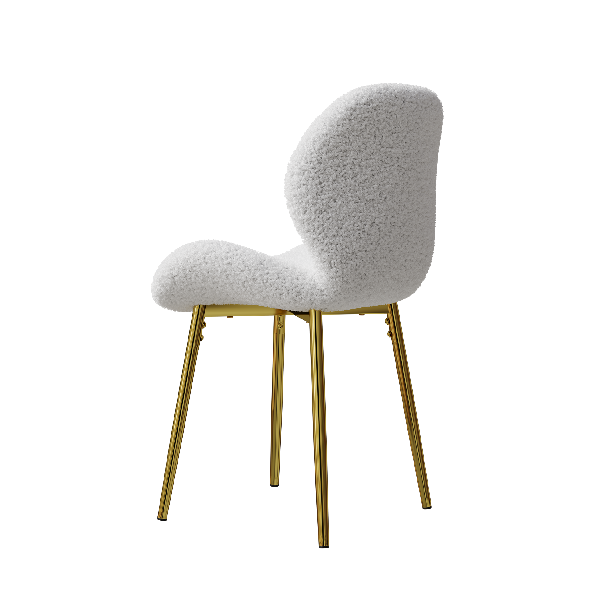 Yellowstone White Velvet Dining Chair Set of 2